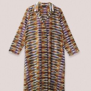 Raag Collared Long Sleeve Dress